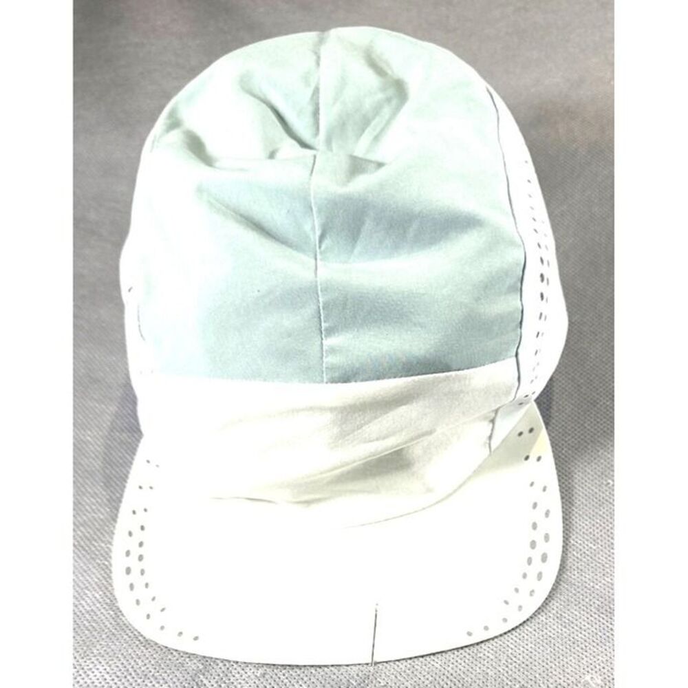 Lululemon Perforated Lightweight Cap Mint Green & White Adjustable Strap Hat